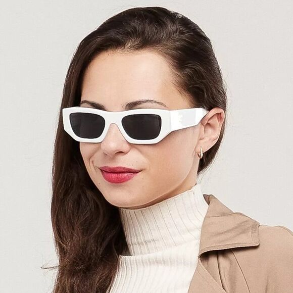 SALE! NEW Prada PRA01S 17K08Z White Grey Unisex Sunglasses PR A01S main image 9